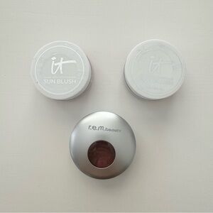 NEW rem hypernova it cosmetics glow confidence sun cream blush bronzer bundle